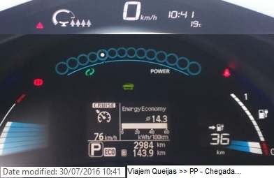 Chegada com uns Km de margem